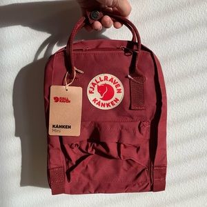 Fjallraven Kanken Mini Backpack NWT Ox Red